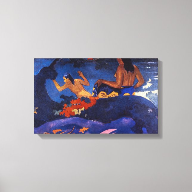Eugène Henri Paul Gauguin - Fatata Te Miti Canvastryck (Framsida)