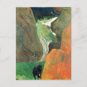 Eugène Henri Paul Gauguin - Hover över Abyss Vykort