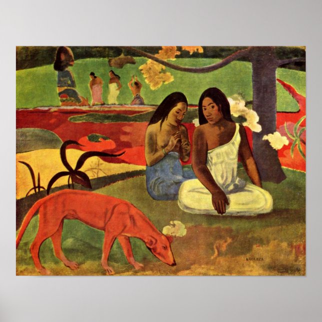 Eugene Henri Paul Gauguin - Joyfulness Poster (Framsidan)