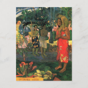 Eugène Henri Paul Gauguin - La Orana Vykort