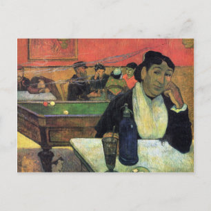 Eugène Henri Paul Gauguin - Madame Ginoux i Cafe Vykort