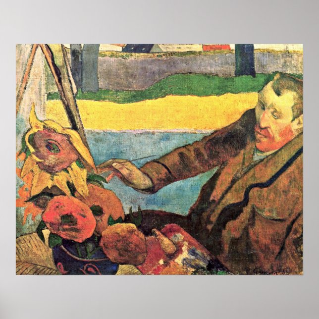 Eugene Henri Paul Gauguin - Van Gogh Painting Poster (Framsidan)