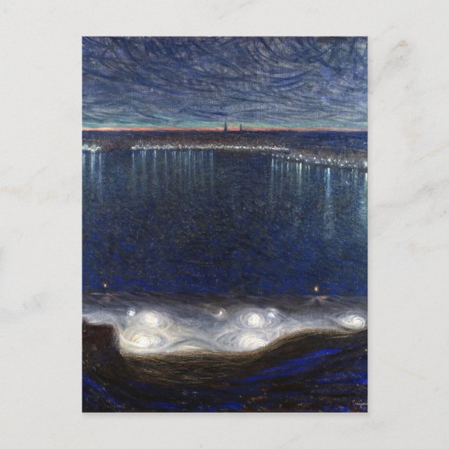 Eugène Jansson Riddarfjärden, Stockholm Vykort (Framsida)