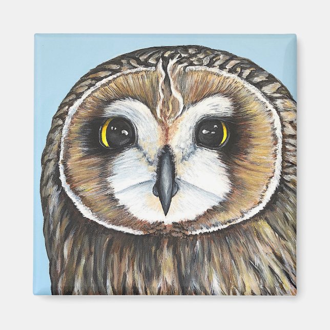 Eugene, Kort-Eared Uggla Magnet (Framsidan)