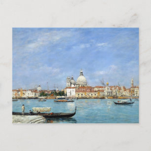Eugène Louis Boudin Venice, Santa Maria Vykort