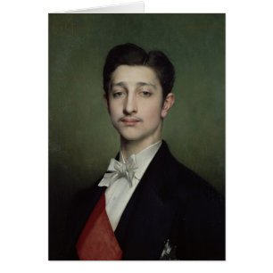 Eugene-Louis-Napoleon Bonaparte 1874 Hälsningskort