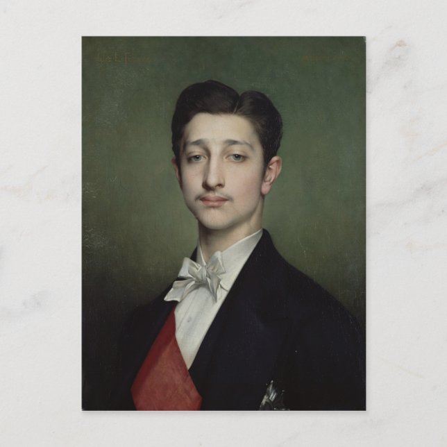 Eugene-Louis-Napoleon Bonaparte 1874 Vykort (Framsida)