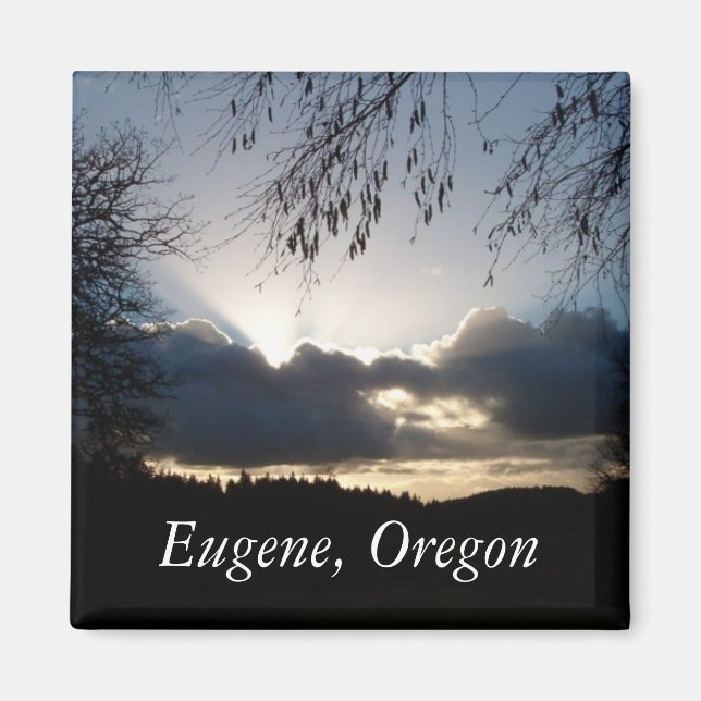 Eugene, Oregon Magnet (Framsidan)