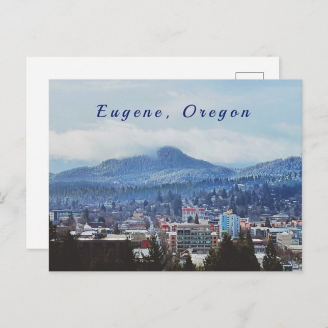 Eugene, Oregon Postcard Vykort (Fram/baksida)
