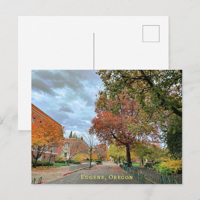 Eugene, Oregon Postcard Vykort (Fram/baksida)