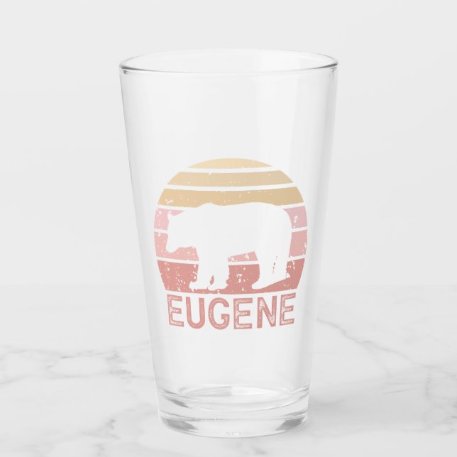 Eugene Oregon Retro Björn Glaskopp (Framsida)