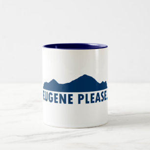 Eugene Oregon Snälla Två-Tonad Mugg