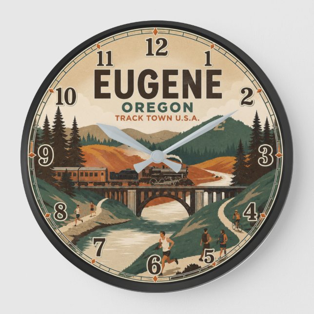 Eugene Oregon Stor Klocka (Framsida)