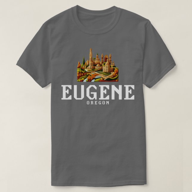 Eugene Oregon T Shirt (Design framsida)