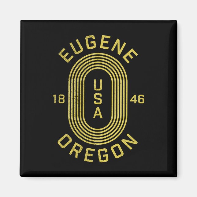 Eugene Oregon USA  Magnet (Framsidan)