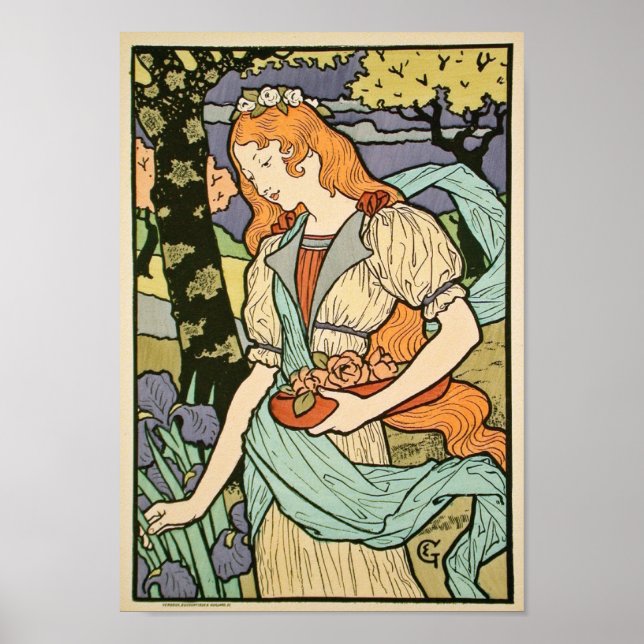 Eugène Samuel Grasset Poster (Framsidan)