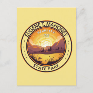 Eugene T. Mahoney State Park Nebraska Badge Vykort
