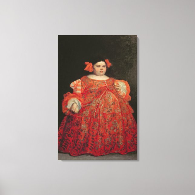 Eugenia Martinez Vallejo, kallad La Monstrua (olja Canvastryck (Framsida)