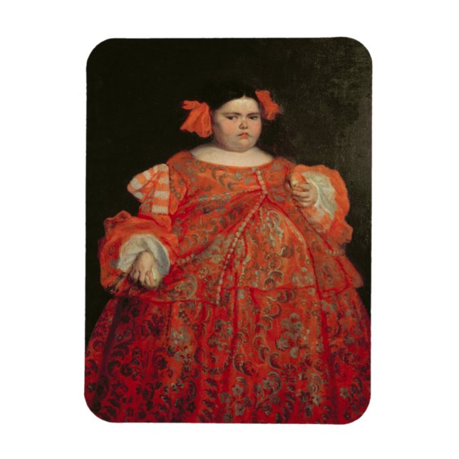 Eugenia Martinez Vallejo, kallad La Monstrua (olja Magnet (Vertikal)