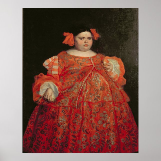 Eugenia Martinez Vallejo, kallad La Monstrua (olja Poster (Framsidan)