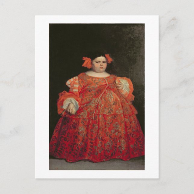 Eugenia Martinez Vallejo som kallas La Monstrua Vykort (Framsida)