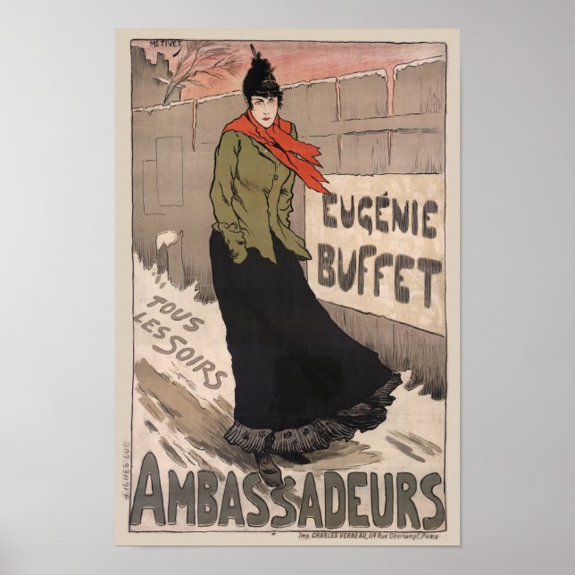 Eugénie Buffet - Ambassadeurs Poster (Framsidan)