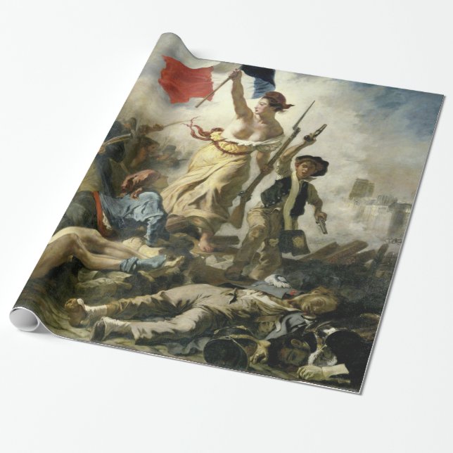 Eugne Delacroix frihet som leder folket Presentpapper (Utrullad)