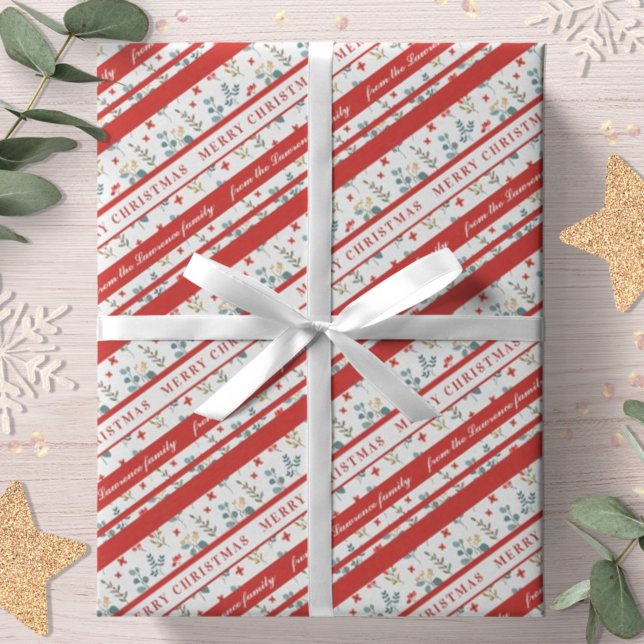 Eukalyptus Bär Gläd dig jul Personlig Presentpapper (Skapare uppladdad)