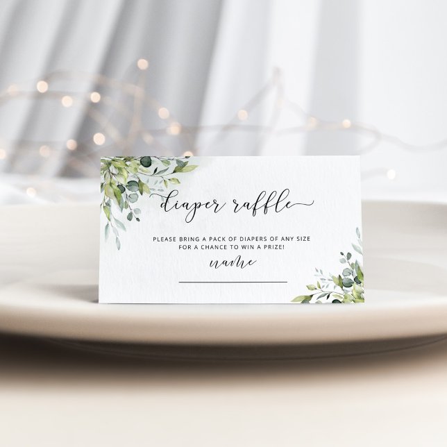 Eukalyptus blöja lotteri lott inklusionskort tilläggskort (Skapare uppladdad)