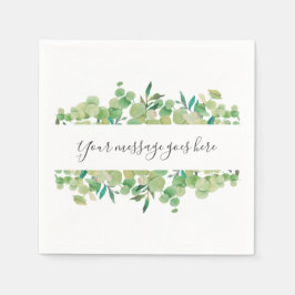 Eukalyptus Blommig Pappersservett