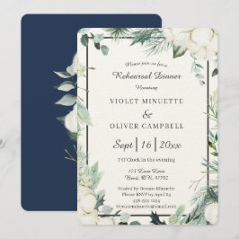 Eukalyptus Bomull | Filcad Ecru Övningsmiddag Inbjudningar