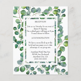 Eukalyptus Botanisk Grönska Kuvertkort