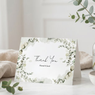 Eukalyptus Bröllop Tackkort