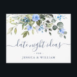 Eukalyptus Bröllopsdusch Datum Kväll Idé Kort<br><div class="desc">För ytterligare anpassning,  klicka på länken "anpassa ytterligare" och använd vårt designverktyg för att ändra mallen. Om du behöver hjälp eller matchande föremål,  kontakta mig.</div>