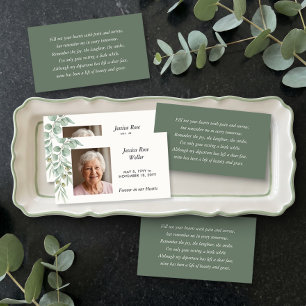 Eukalyptus Celebration of Life Fotoplånbok Bön Tilläggskort
