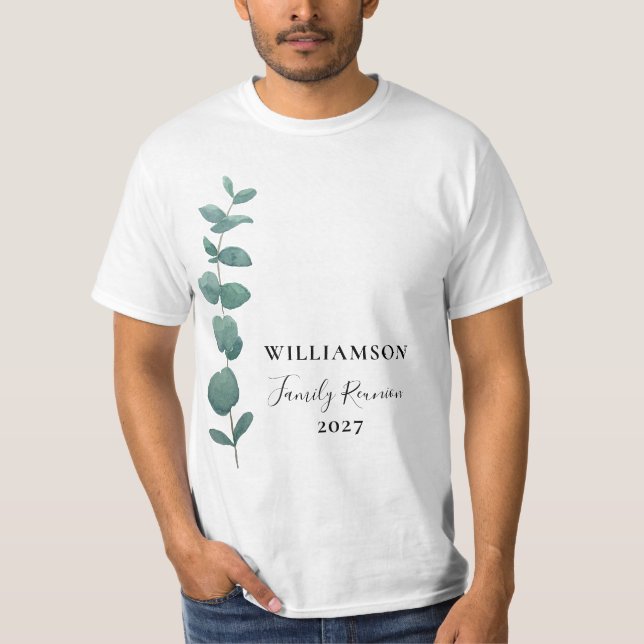 Eukalyptus Familjeåterträff T Shirt (Framsida)