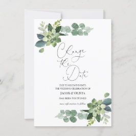 Eukalyptus Försenat Bröllopsinbjudan Inbjudningar