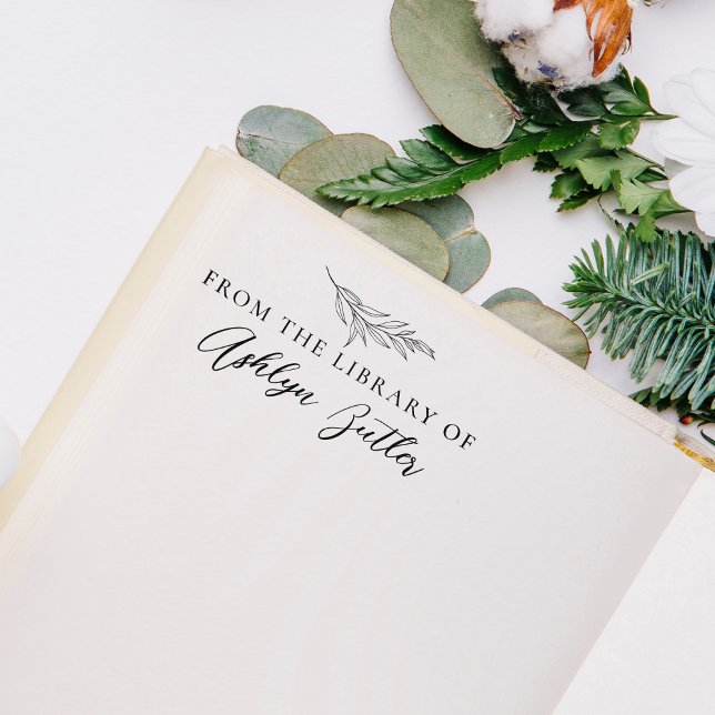 Eukalyptus från bibliotekets bokstämpel stämpel (Skapare uppladdad)