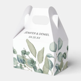 Eukalyptus Grönska Bröllop Presentaskar