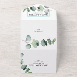 Eukalyptus Grönska Minimalistisk Bröllop
