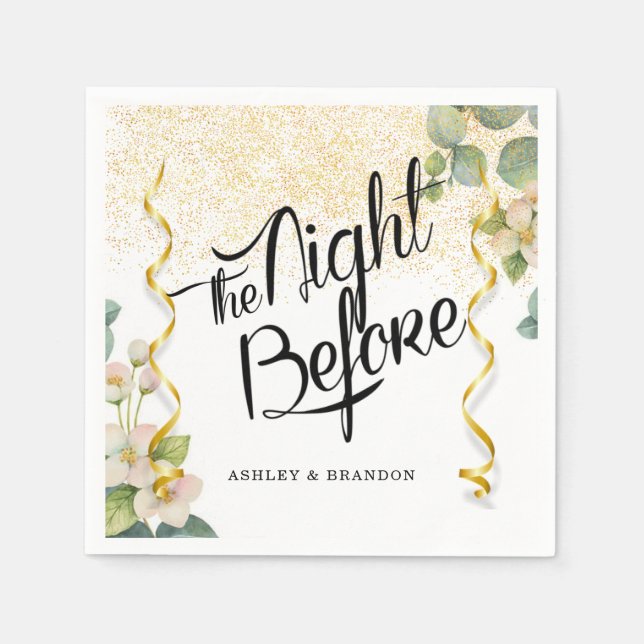 Eukalyptus Övningsmiddags servetter (Framsidan)