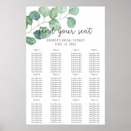 Eukalyptus - Sittkartskum Poster