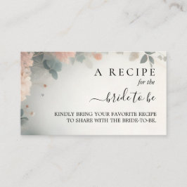 Eukalyptus spets tyll dammig blå bröllopsdusch tilläggskort