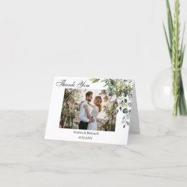 Eukalyptus Vattenfärg Vikbar FOTO Tackkort