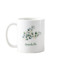 Eukalyptusblad med namnpresent