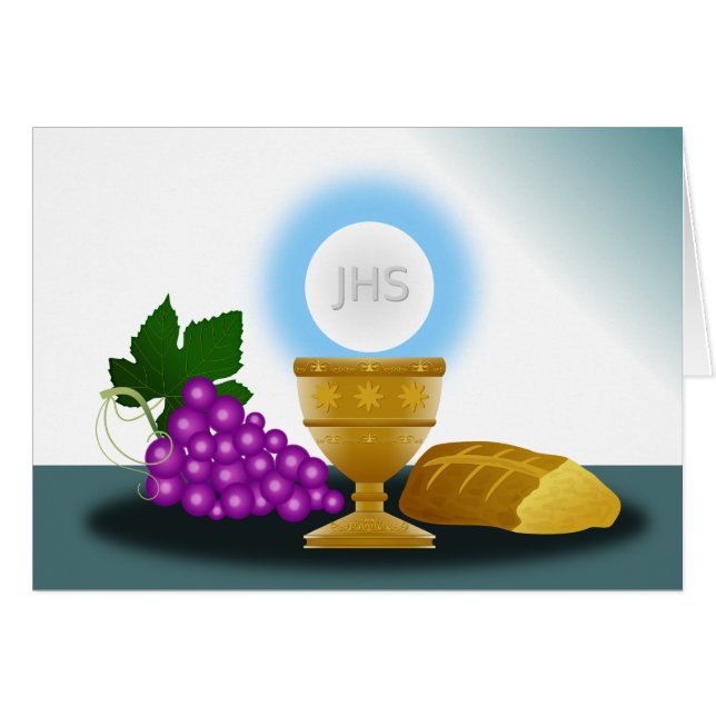 eukarist hälsningskort (Framsidan Horizontal)