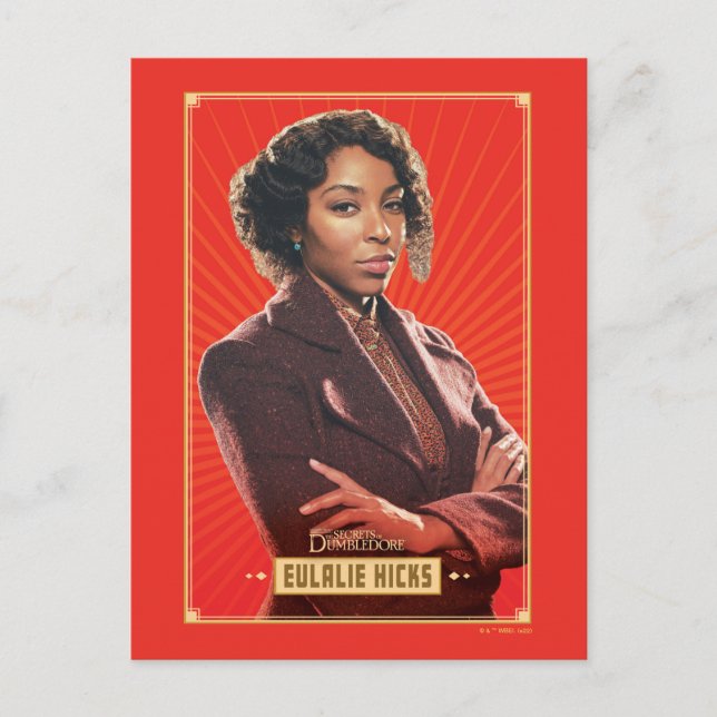 Eulalie Hicks Character Graphic Vykort (Framsida)