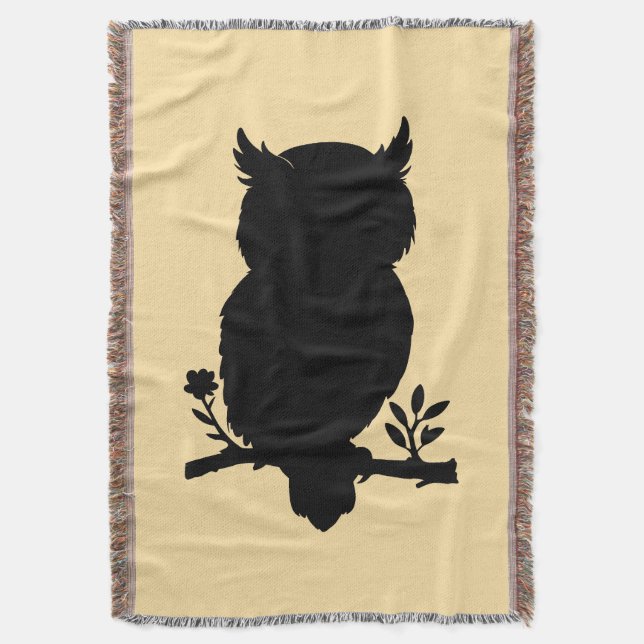 Eule - Scherenschnitt Filt (Framsidan Vertikal)