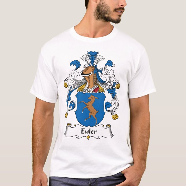 Euler familjvapensköld tee shirt (Framsida)