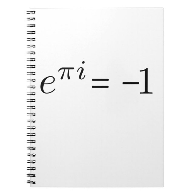 Euler formel! anteckningsbok (Framsidan)